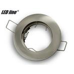 LED line inbouwspot rond vast geborsteld RVS, Ophalen of Verzenden, Nieuw