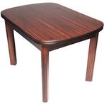 Art Deco - Mid-Century Eetkamertafel uitschuifbaar opgelegd, Ophalen of Verzenden