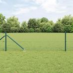 vidaXL Hecke met palen Groen 0.6 x 100 m Staal, Verzenden, Nieuw, IJzer