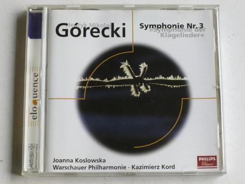 Gorecki - Symphonie nr. 3 / Koslowska, Kazimierz Kord, Cd's en Dvd's, Cd's | Klassiek, Verzenden