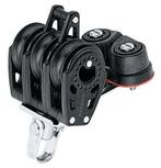 Harken 347 Carbo Air blok 29 mm 3-schijfs met Carbo klem en, Ophalen of Verzenden, Nieuw, Zeilboot of Motorboot