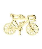 Gouden Racefiets klein met bidon ketting hanger, Sieraden, Tassen en Uiterlijk, Verzenden, Nieuw
