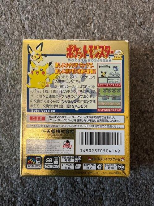 Nintendo - Gameboy Color - Pocket Monsters - Pokémon Gold, Spelcomputers en Games, Spelcomputers | Overige Accessoires