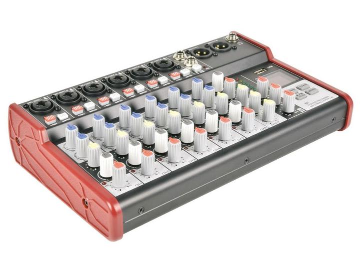 Citronic CSM-8 Mixer Met USB/Bluetooth En Delay Effect, Muziek en Instrumenten, Dj-sets en Draaitafels, Dj-set, Nieuw, Overige merken