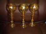Fritz Heckert - Bekerglas (3) - Glas - Wijnglazen, Antiek en Kunst, Antiek | Glas en Kristal