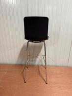 Zwarte Barkrukken Van Vitra - Uitstekende Conditie, Huis en Inrichting, Barkrukken, Verzenden, Zo goed als nieuw, Kunststof, 60 tot 90 cm