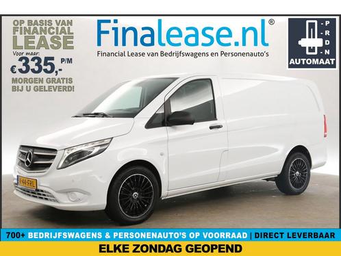 Mercedes-Benz Vito 114 CDI Lang AUT Airco Cam Cruise €335pm, Auto's, Bestelauto's, Lease, Automaat, Diesel, Mercedes-Benz, Wit