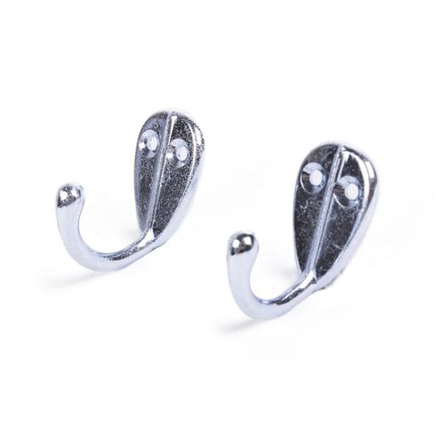 Benson Metalen kapstokhaken - Dubbele haken - 4 x 2.5 x 3..., Caravans en Kamperen, Kampeeraccessoires, Nieuw, Ophalen of Verzenden