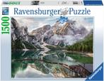 Italian landscapes - Lake Braies Puzzel (1500 Stukjes) |, Hobby en Vrije tijd, Denksport en Puzzels, Nieuw, Verzenden