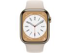 Apple Watch Series 8, 45mm, GPS + Cellular, RVS,, Verzenden, Nieuw