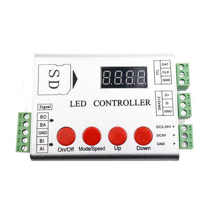 Digital LED Strip Controller + Editing Software - SD Card, Hobby en Vrije tijd, Elektronica-componenten, Ophalen of Verzenden