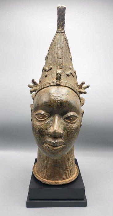Als hoofd - 51 cm - Benin (Zonder Minimumprijs), Antiek en Kunst, Kunst | Niet-Westerse kunst
