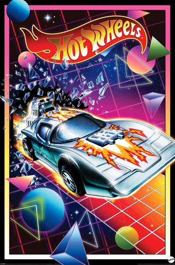 Poster Hot Wheels Retro Blast 61x91,5cm beschikbaar voor biedingen