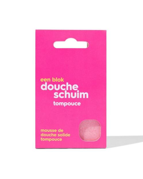 HEMA Blok doucheschuim tompouce 65g 3=50% / 2=30% / 1=20%, Sieraden, Tassen en Uiterlijk, Uiterlijk | Lichaamsverzorging, Nieuw