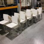 Grote partij Zevenbergen S450 kunststof kantoorstoelen wit