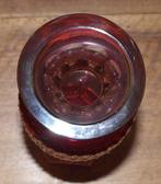 Val Saint Lambert - Vaas - Jupiter - Cristal, rode overlay, Antiek en Kunst, Antiek | Glas en Kristal