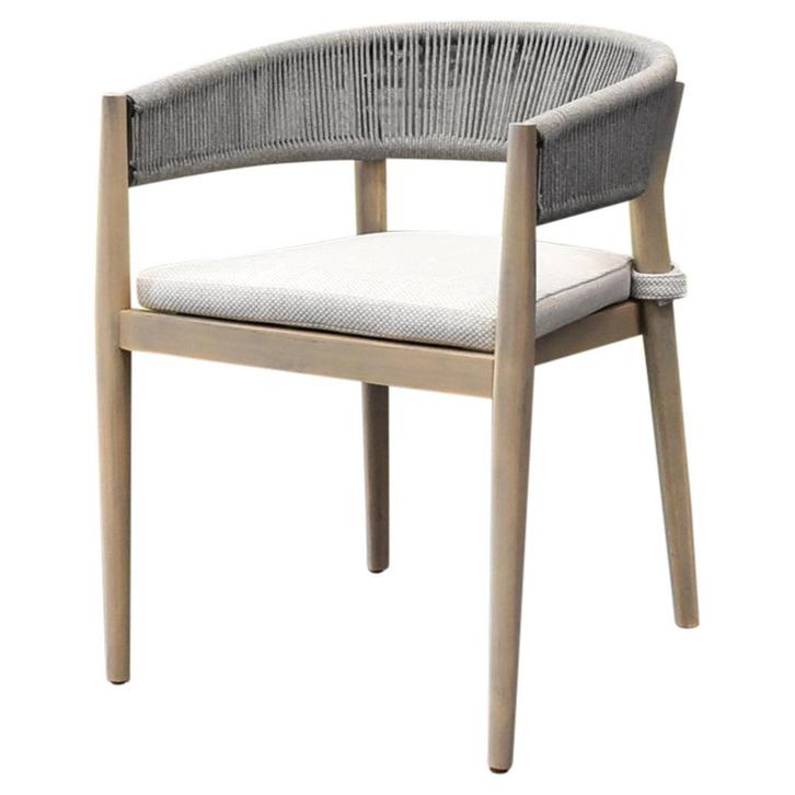 Cocoon dining tuinstoel rope light grey, Tuin en Terras, Tuinsets en Loungesets, Nieuw, Ophalen of Verzenden