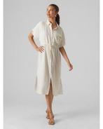 Vero Moda Zomerjurk VMIRIS S/S SHIRT CALF DRESS WVN NOOS, Kleding | Dames, Jurken, Verzenden, Nieuw