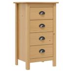 vidaXL Dressoir Hill 46x35x80 cm massief grenenhout, Huis en Inrichting, Kasten | Dressoirs, Minder dan 50 cm, Verzenden, Nieuw