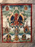 Tangka - Zijde - Tibet - Qing Dynastie (1644-1911)