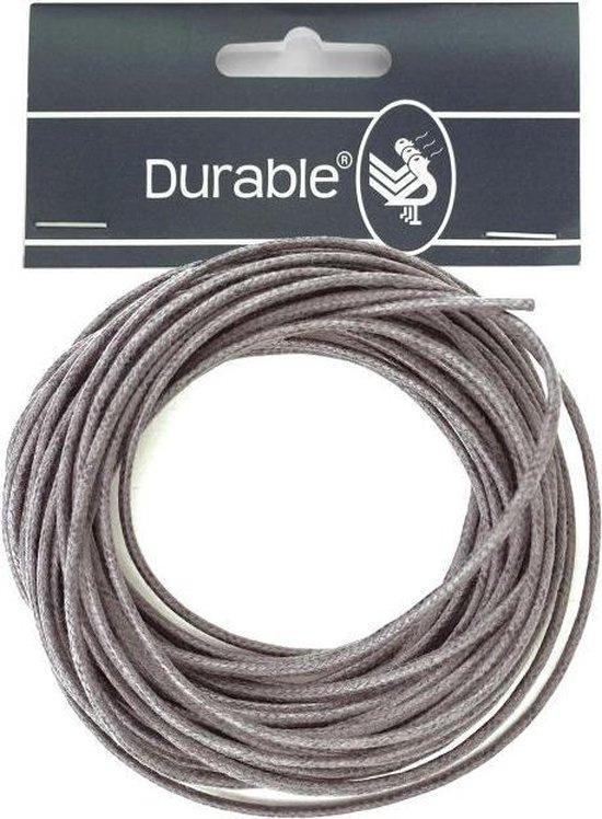 Waxkoord 1mm x 5 mtr kleur Grijs 004, Hobby en Vrije tijd, Breien en Haken, Nieuw, Verzenden