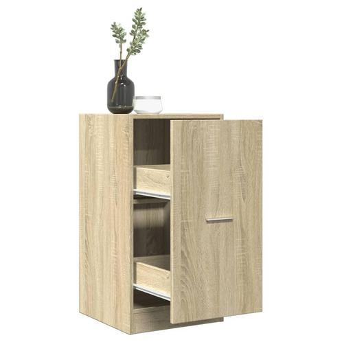 vidaXL Apothekerskast 40x41x77,5 cm bewerkt hout sonoma, Huis en Inrichting, Kasten | Overige, Nieuw, Verzenden