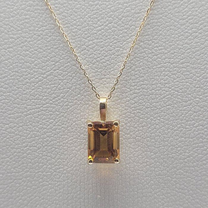 Zonder Minimumprijs - Hanger - 18 karaat Geel goud - 1.00ct., Sieraden, Tassen en Uiterlijk, Antieke sieraden