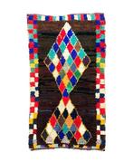 Kleurrijk Berber Marokkaans Boucherouite vloerkleed -, Nieuw