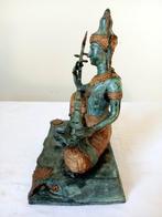 Bronzen beeld van muzikant - Thailand (Zonder Minimumprijs), Antiek en Kunst
