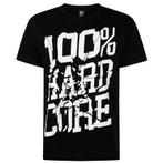 100% Hardcore T-Shirt Raw Black/White (Shortsleeves)