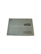1987 FERRARI 412 AIRCONDITIONING WERKPLAATSHANDBOEK 468/87