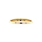 Gouden rijring met diamant 18 krt, Sieraden, Tassen en Uiterlijk, Ringen, Ophalen of Verzenden, Nieuw
