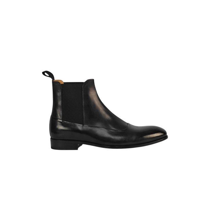 TESTONI Santeulalia Black Chelsea Boot Shoes Top Calf 8, Kleding | Heren, Schoenen
