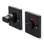 Deurbeslag | Wc-sluiting | Impresso (Aluminium, Zwart), Verzenden, Nieuw