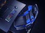 Trust GXT 708B Resto - Gaming chair - 360° draaibaar - Blauw, Huis en Inrichting, Bureaustoelen, Verzenden, Zo goed als nieuw