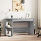 vidaXL Bureau 140x50x75 cm bewerkt hout grijs sonoma, Huis en Inrichting, Bureaus, Verzenden, Nieuw