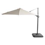 *WOONWINKEL* Hartman Shadowflex Zweefparasol Rond 350 Cm Bei, Tuin en Terras, Verzenden, Nieuw