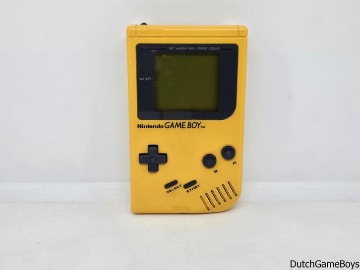 Gameboy Classic - Console - Yellow / Banana Jim – Play It Lo, Spelcomputers en Games, Spelcomputers | Nintendo Game Boy, Gebruikt