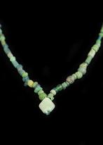 Oud-Romeins Groen Glas Kralenketting (Zonder Minimumprijs)
