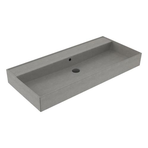 Sani Royal Wastafel Edge Keramiek Warm Beton, Doe-het-zelf en Verbouw, Sanitair