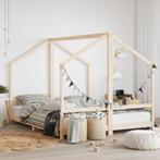 vidaXL Kinderbedframe 2x(80x200) cm massief grenenhout, Kinderen en Baby's, Kinderkamer | Bedden, Verzenden, Nieuw