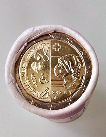 België. 2 Euro 2022 Dank U (25 coins) in roll  (Zonder beschikbaar voor biedingen