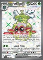 Forretress ex 230/193 Paldea evolved, Hobby en Vrije tijd, Verzamelkaartspellen | Pokémon, Ophalen of Verzenden, Nieuw, Losse kaart