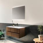 Badkamerspiegel Xenz Garda 80x70cm met Ledverlichting Boven-, Ophalen of Verzenden, Nieuw, Bad