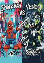 ANDSAL - Spider-Man vs Venom Marvel Dual Lego Street Art, Nieuw