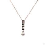 Hanger - 14 karaat Roségoud - 1.23ct. tw. Diamant