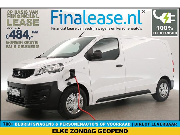 Peugeot e-Expert L2H1 75 KW/H NIEUW Automaat Camera Airco, Auto's, Bestelauto's, Lease, Automaat, Elektrisch, Wit, Peugeot, Verzenden