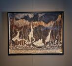 Giorgio Maria Griffa (1944) - Le montagne sono coperte, Antiek en Kunst, Kunst | Schilderijen | Klassiek