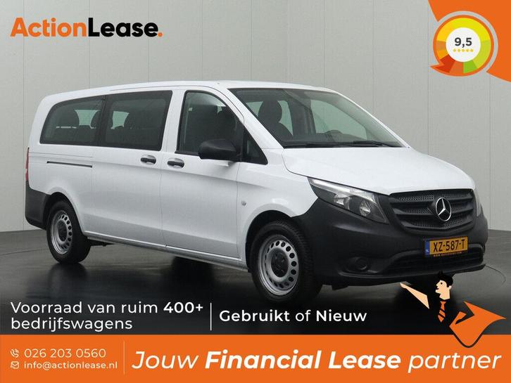 Mercedes-Benz Vito L3 H1 2019 €308 per maand, Auto's, Bestelauto's, Dealer onderhouden, Lease, Zwart, Automaat, Financial lease