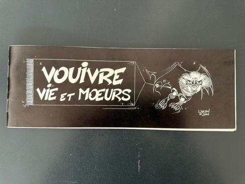 Vouivre, vie et moeurs + dédicace - B - 1 Album - Eerste, Boeken, Stripboeken